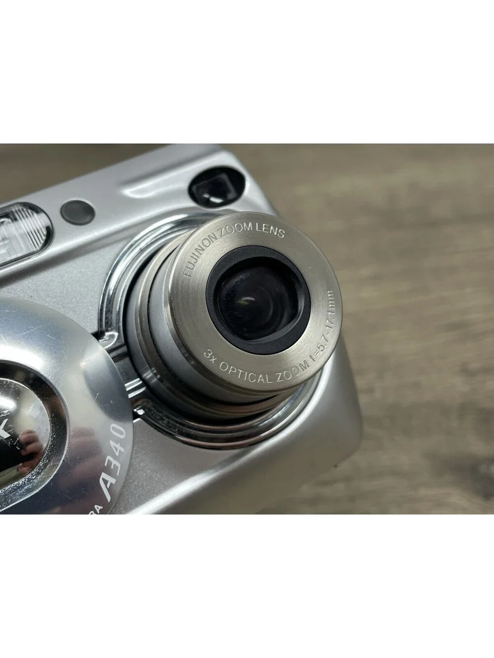 Fujifilm FinePix A Series A340 4.0MP Digital Camera Silver (No SD Card) Tested